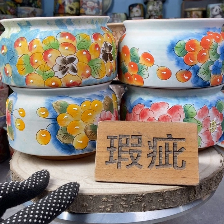 红陶景德镇艺术手绘作品