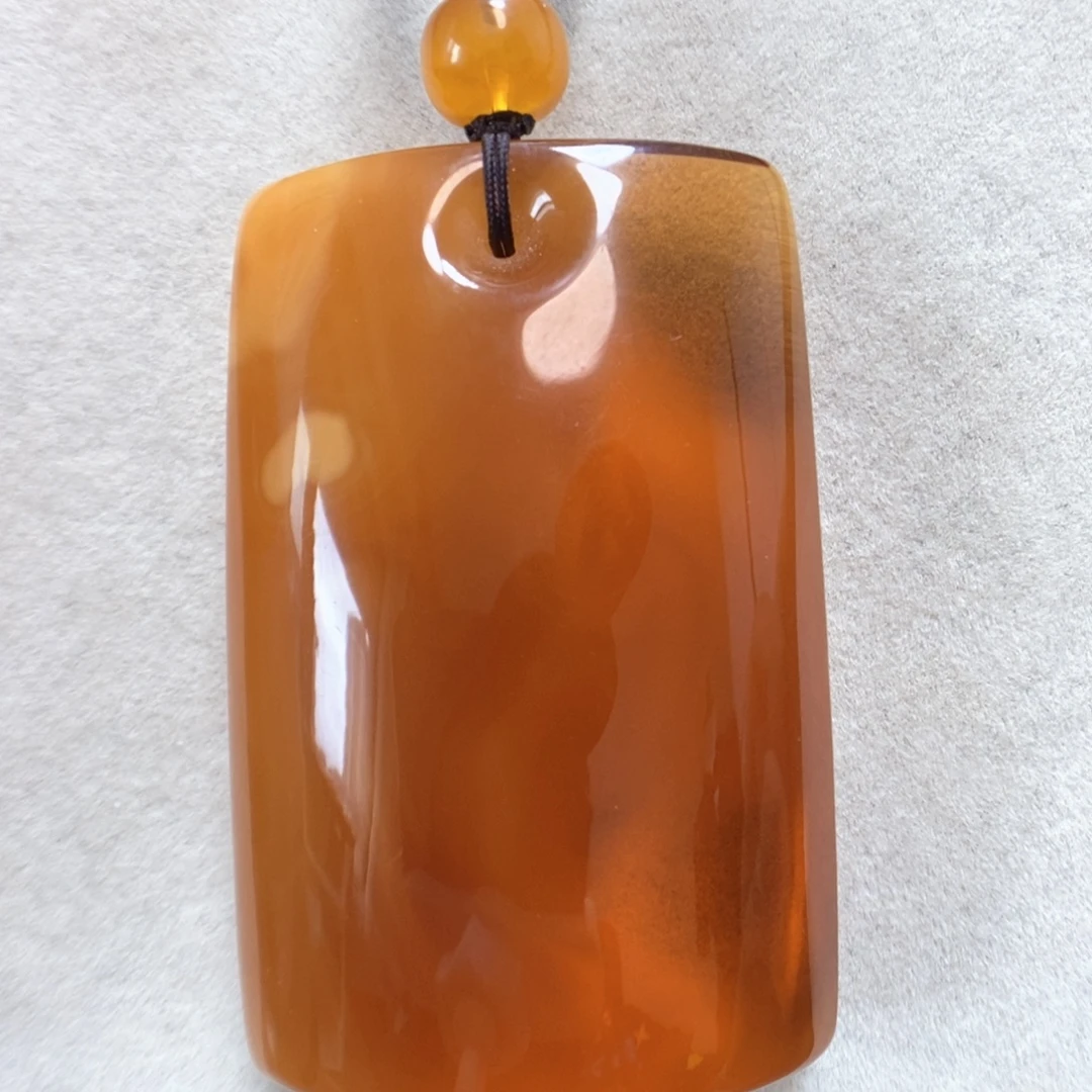 蜜蜡项链未镶嵌吊坠