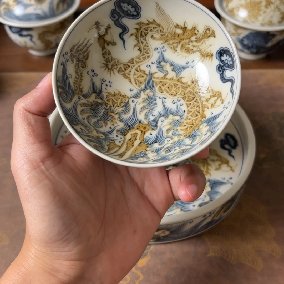 摆件景德镇手绘茶具