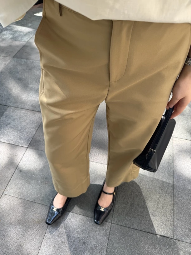 【松弛意志】MEGANLE 百搭显瘦宽松直筒阔腿休闲裤2025120