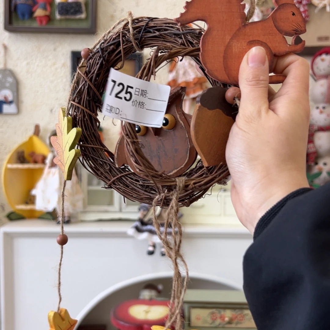 木默认微瑕！外贸样品摆件挂件725