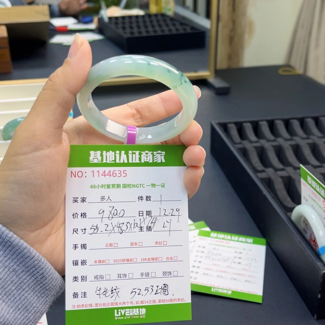 未镶嵌手镯翡翠手镯