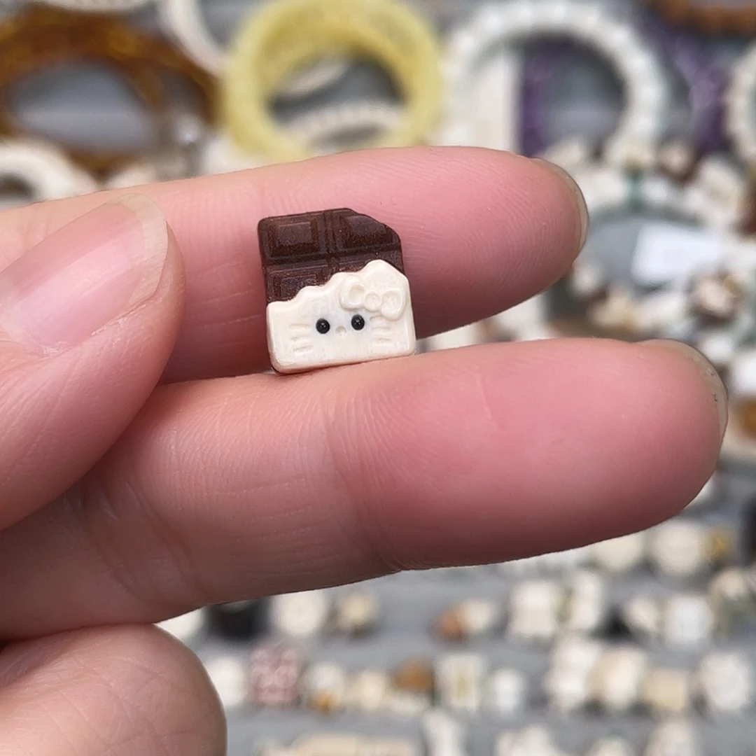 猛犸象牙手串/手链/手镯巧克力猫