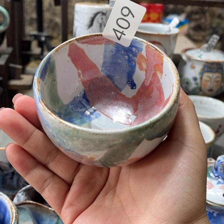 其他全手工柴烧志野杯409
