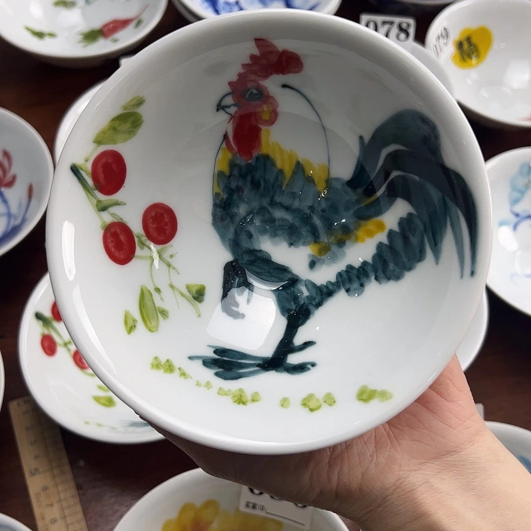 瓷片靖***景德镇陶瓷手工手绘制作