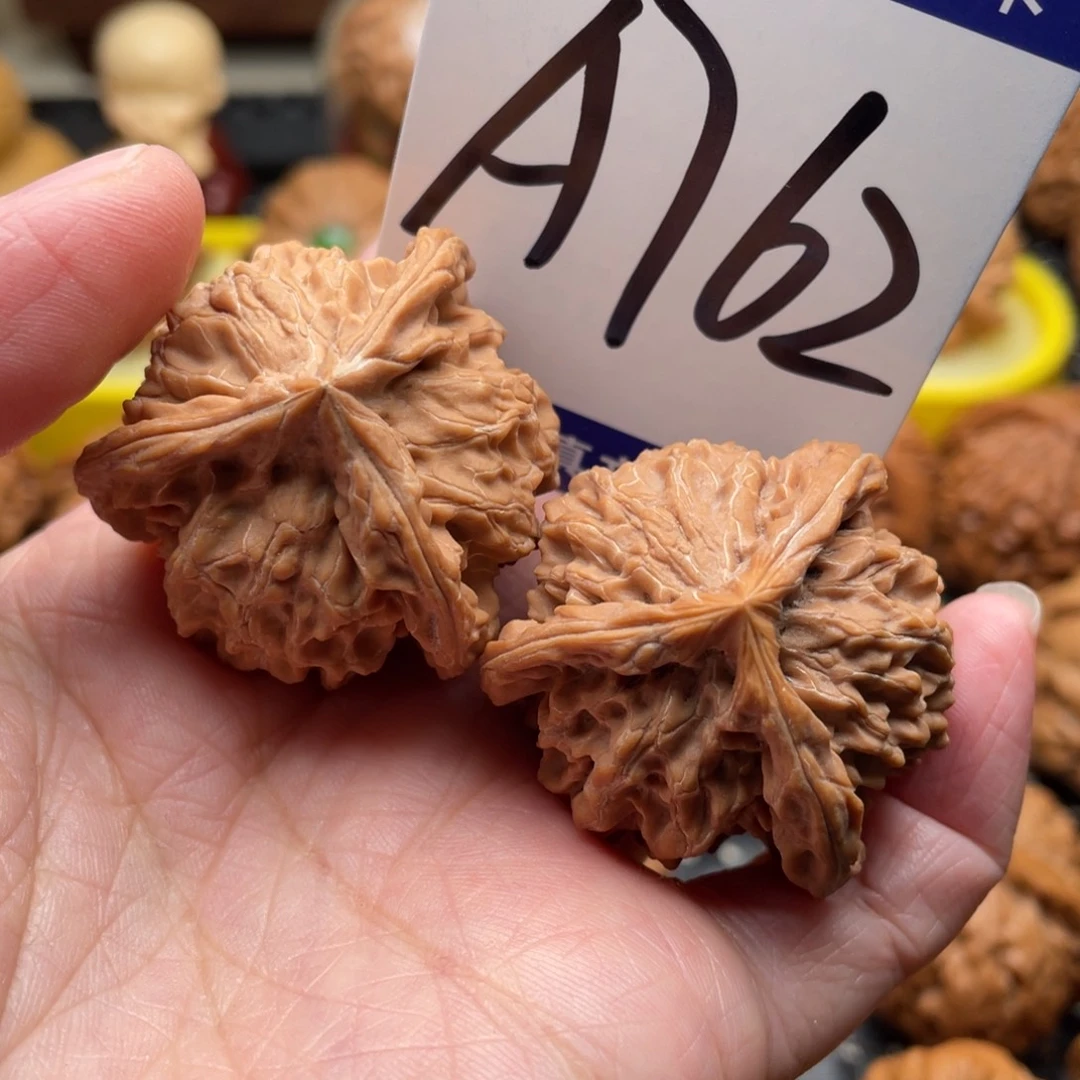 桃核把件盘山三棱36