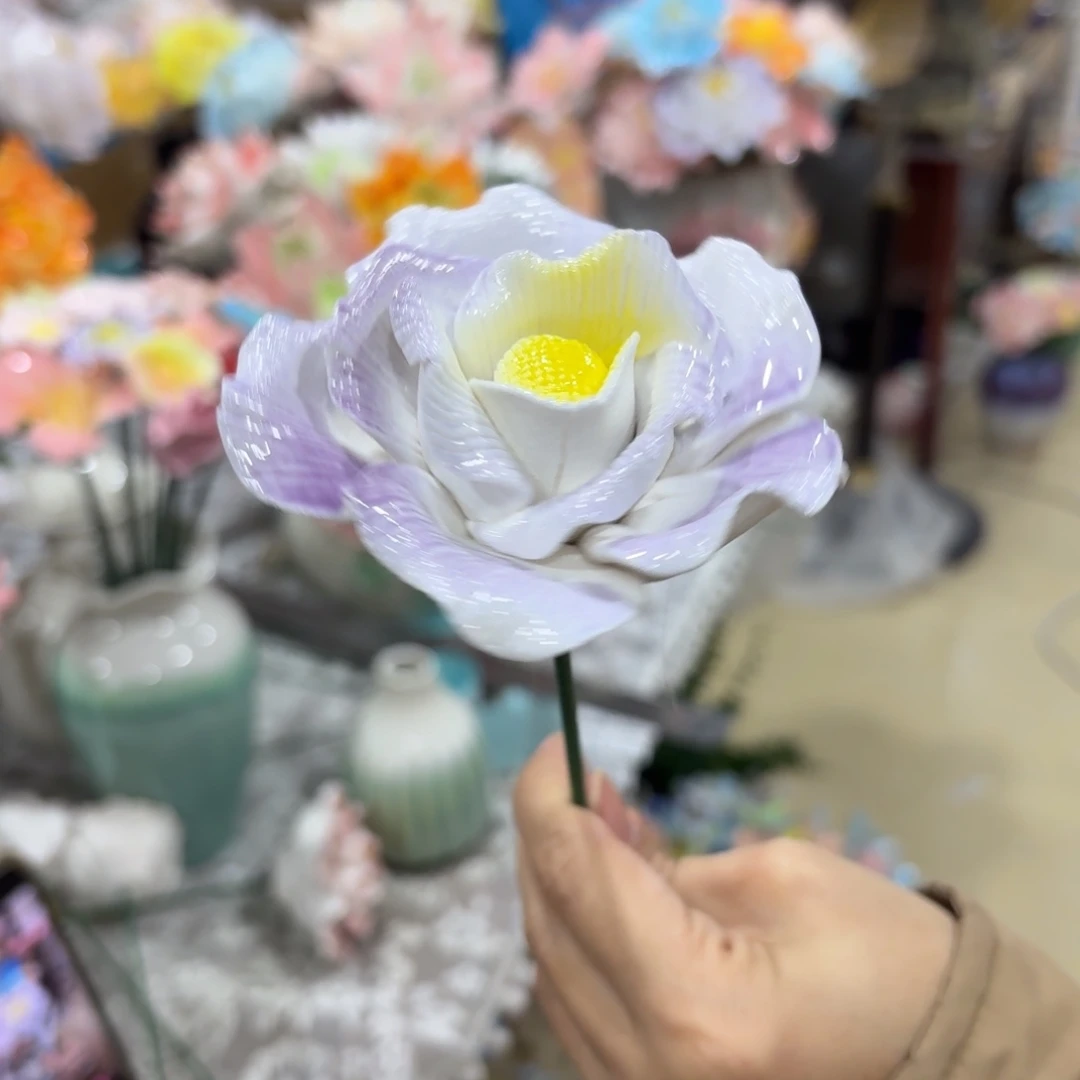 陶瓷花，拍满20发货，退款拉黑