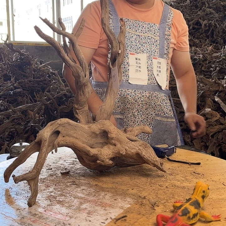 木402650 鱼缸造景根雕作品195