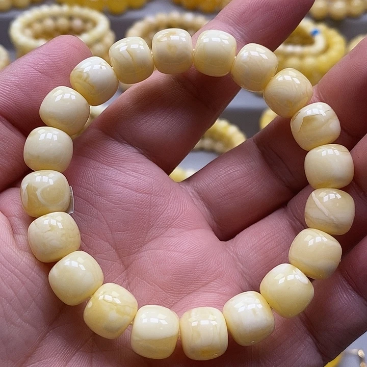 琥珀未镶嵌手链手串