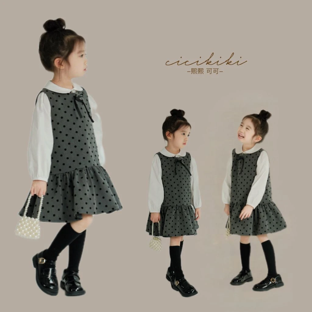 【可可里】2025儿童童装春夏时尚百搭洋气背心裙熙熙可可BXQ2501