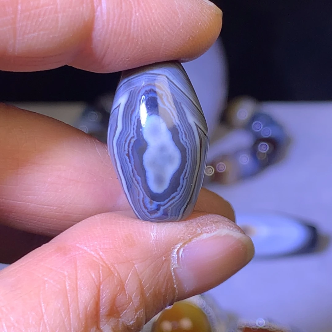 玛瑙/玉髓合金颈饰
