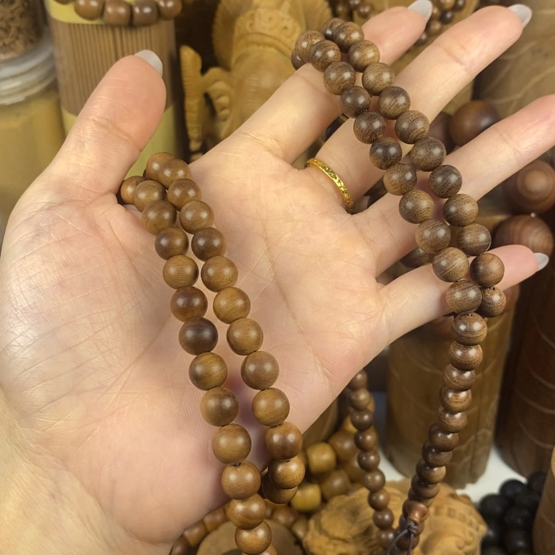 檀香木手串/手链D*菲老山檀香0.8奶香