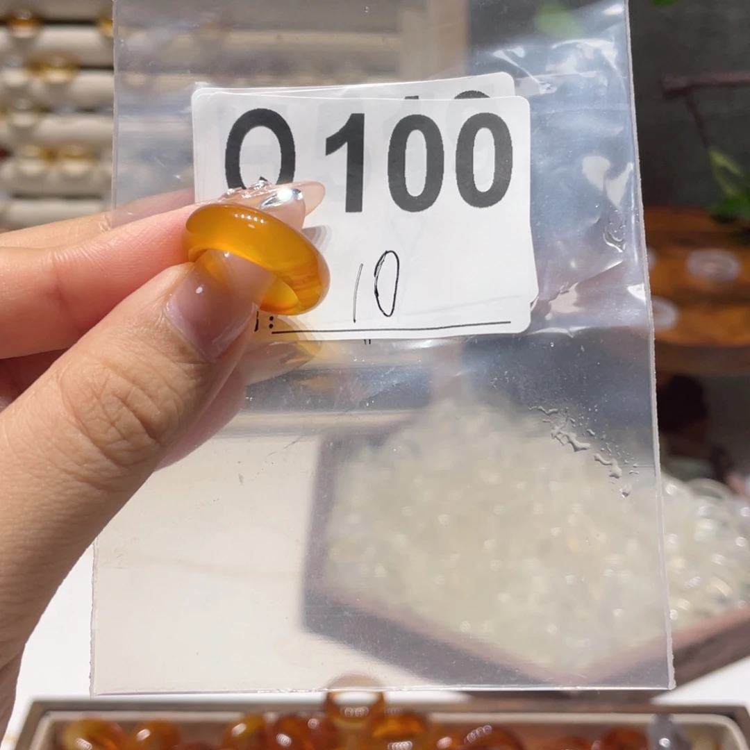 未镶嵌戒指玛瑙/玉髓100