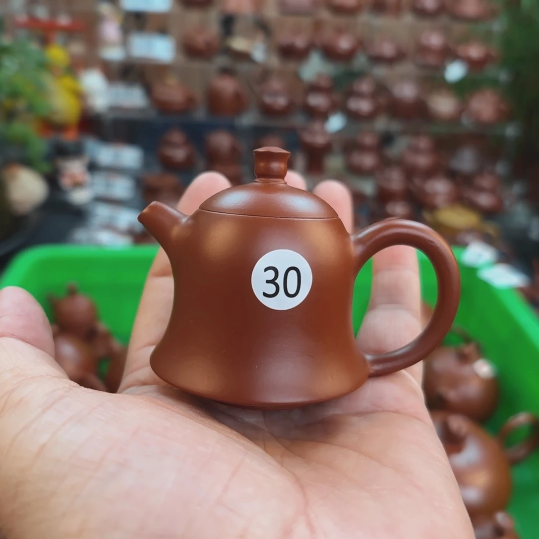 茶壶紫砂朱泥茶壶微瑕40C