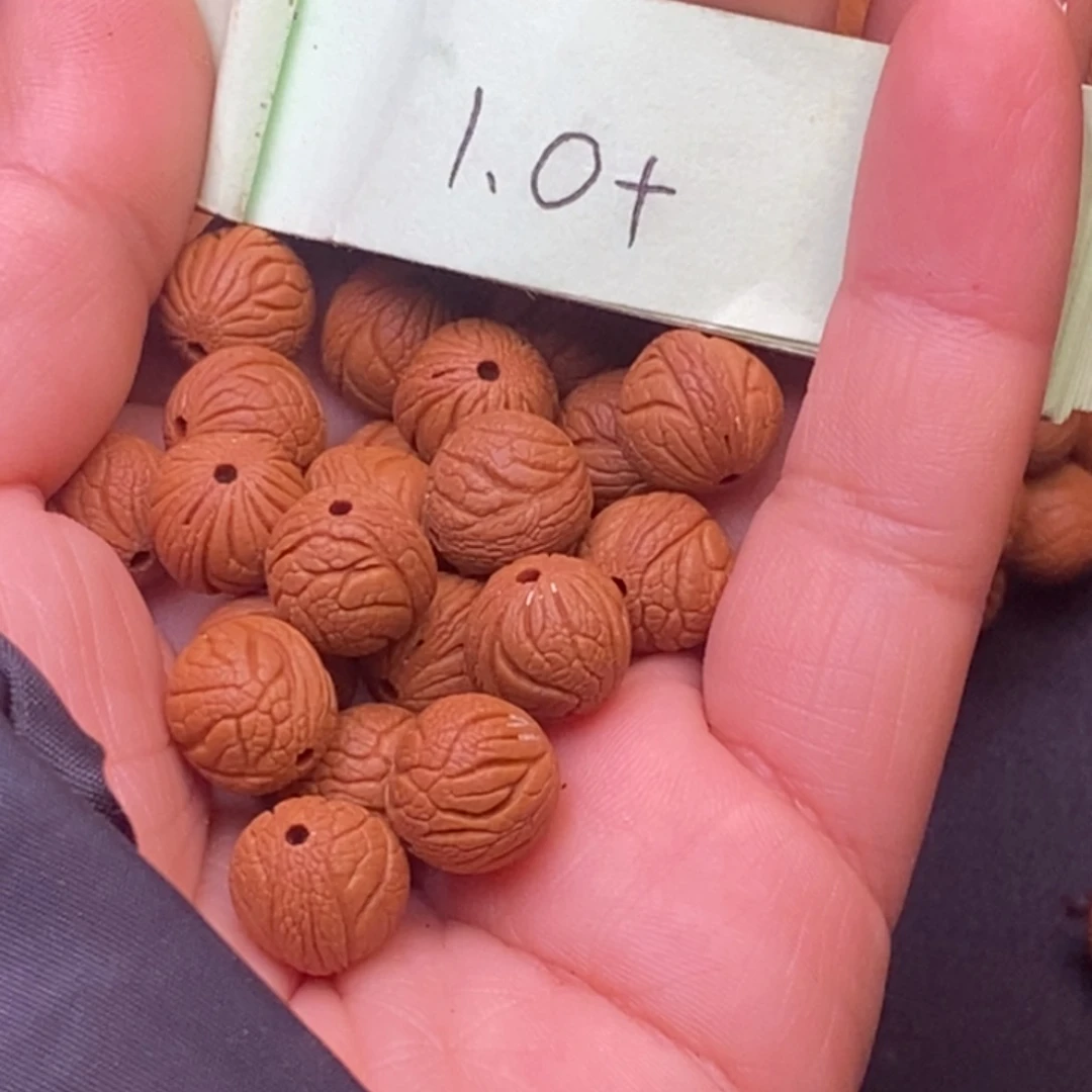 秦岭龙纹桃核21颗