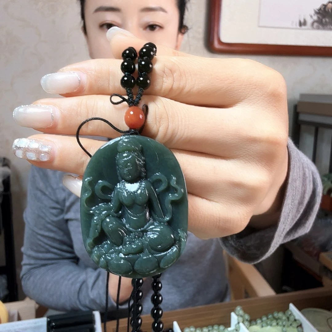 和田玉未镶嵌吊坠(不含链)盈***瑄