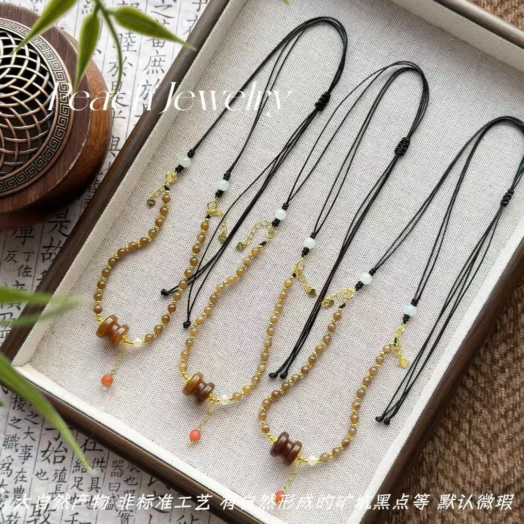 预售 糖料和田玉路路通可拆卸可调节多用款银项链XK826多样性发一