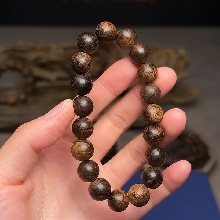 沉香手串越南芽庄黄棋楠瘤疤1.0