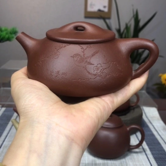 茶壶紫砂全手工景舟石瓢260cc