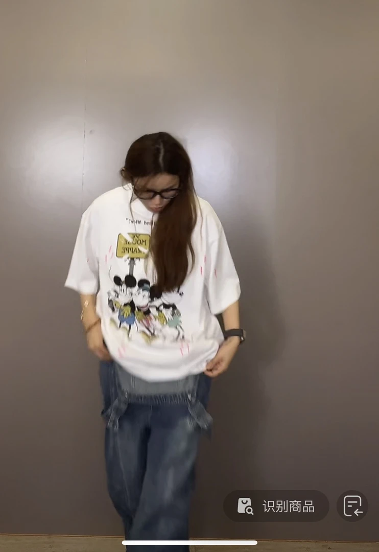 米奇短袖大版宽松潮