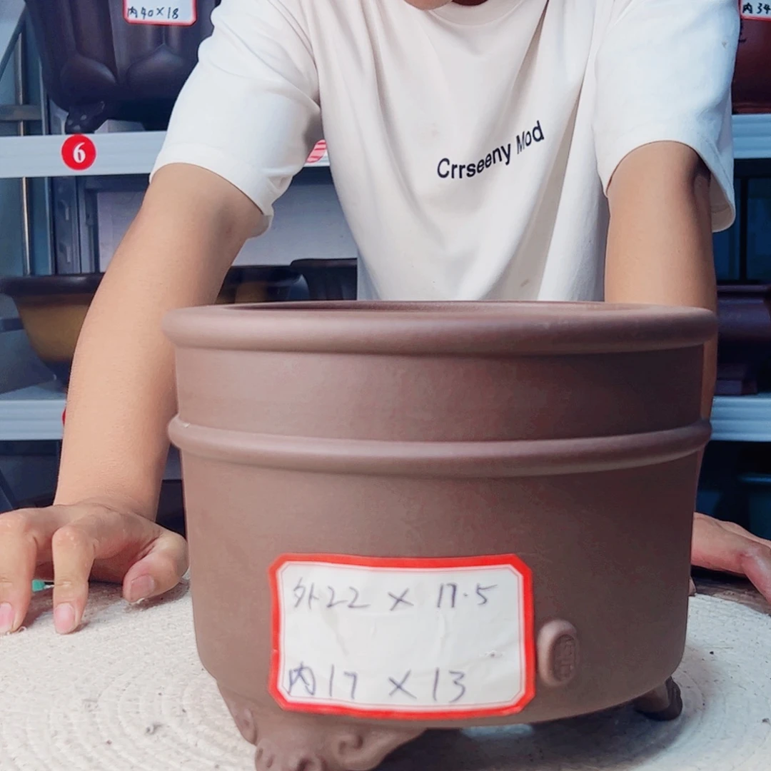 紫砂花盆紫砂花盆