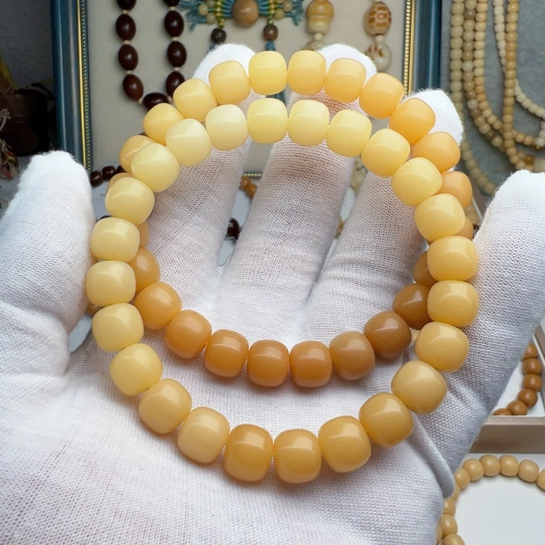 菩提根/象牙果手串卡10 天然手工干磨菩提根S19