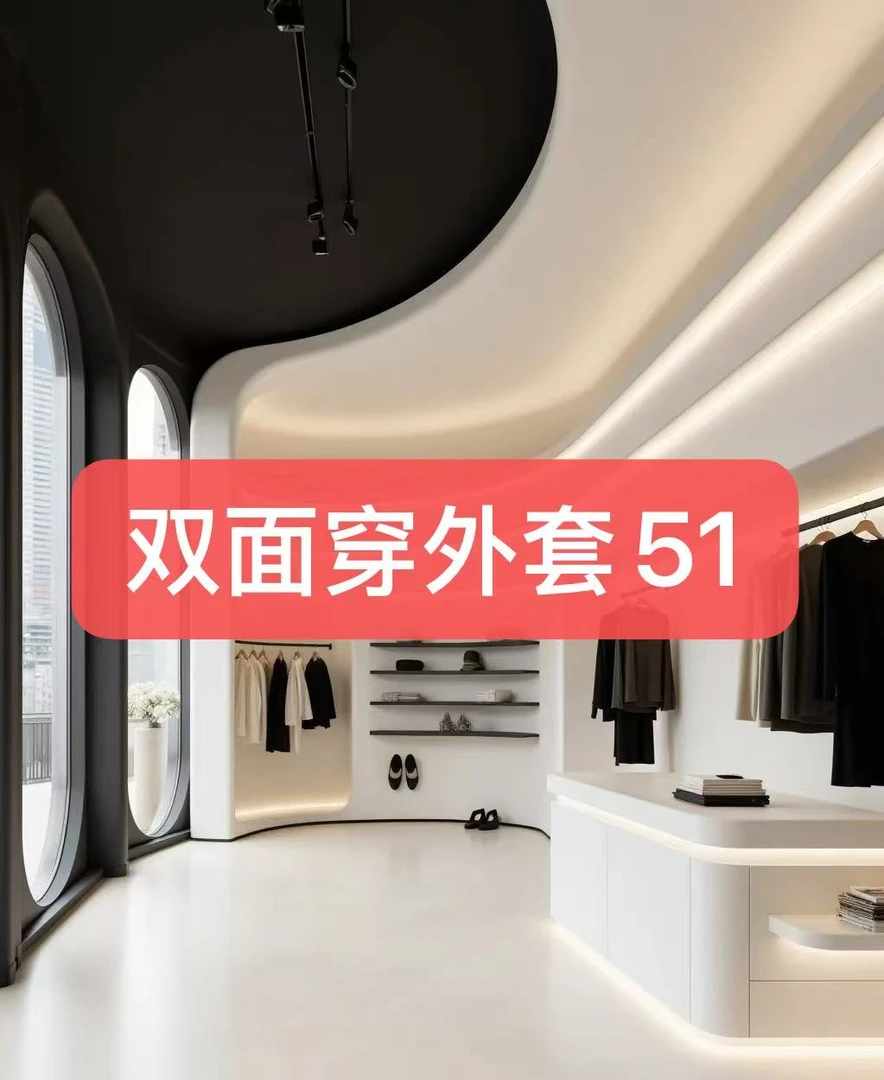 【法奴曼】春秋时尚收腰气质两面穿外套51