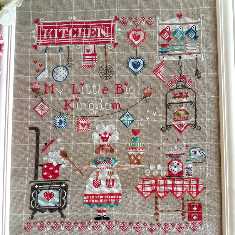 DMC十字绣新款正品我的小小王国套件小件自己绣手工DIY解压