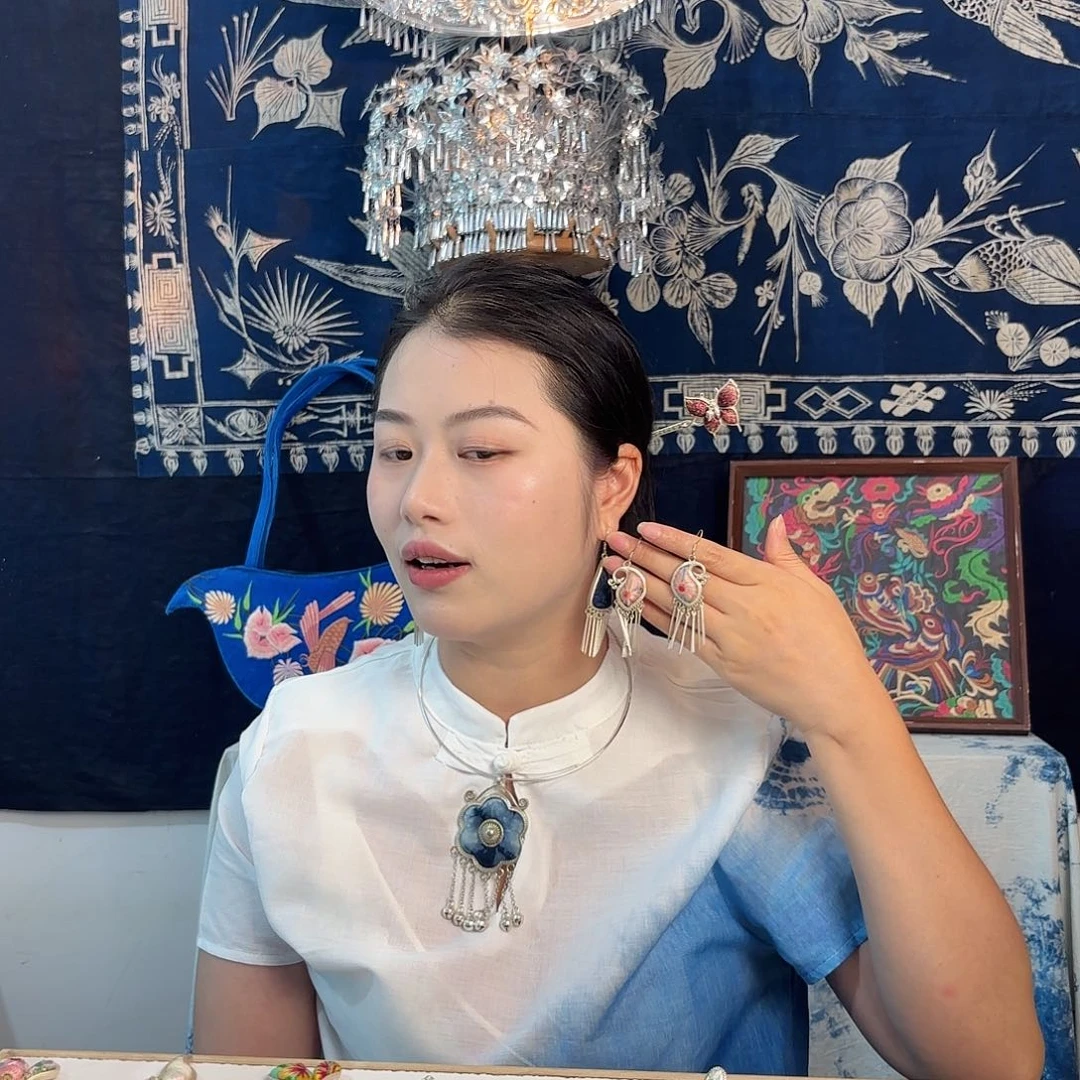 刺绣刺绣民族风复古风耳环