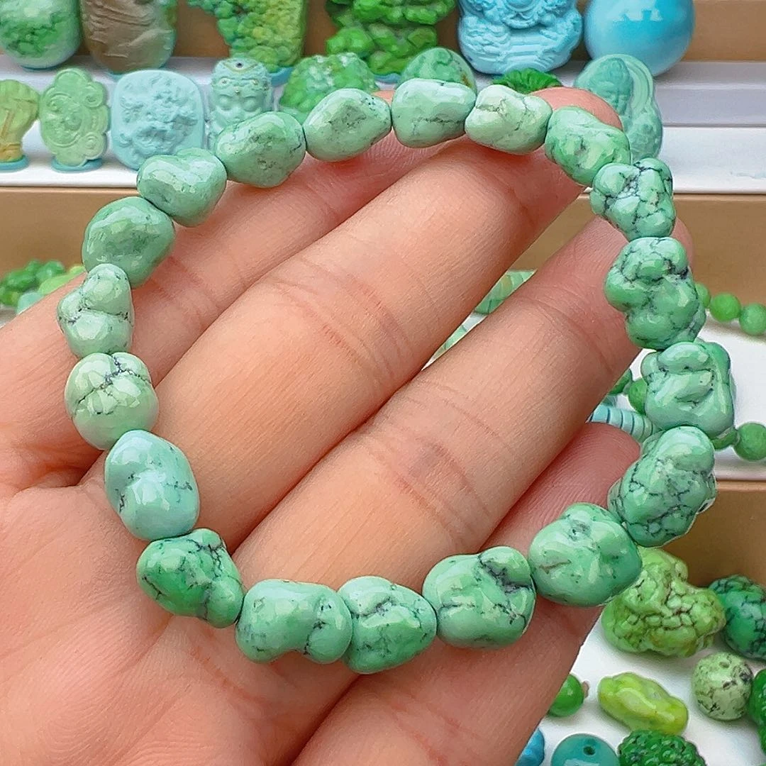未镶嵌绿松石项链