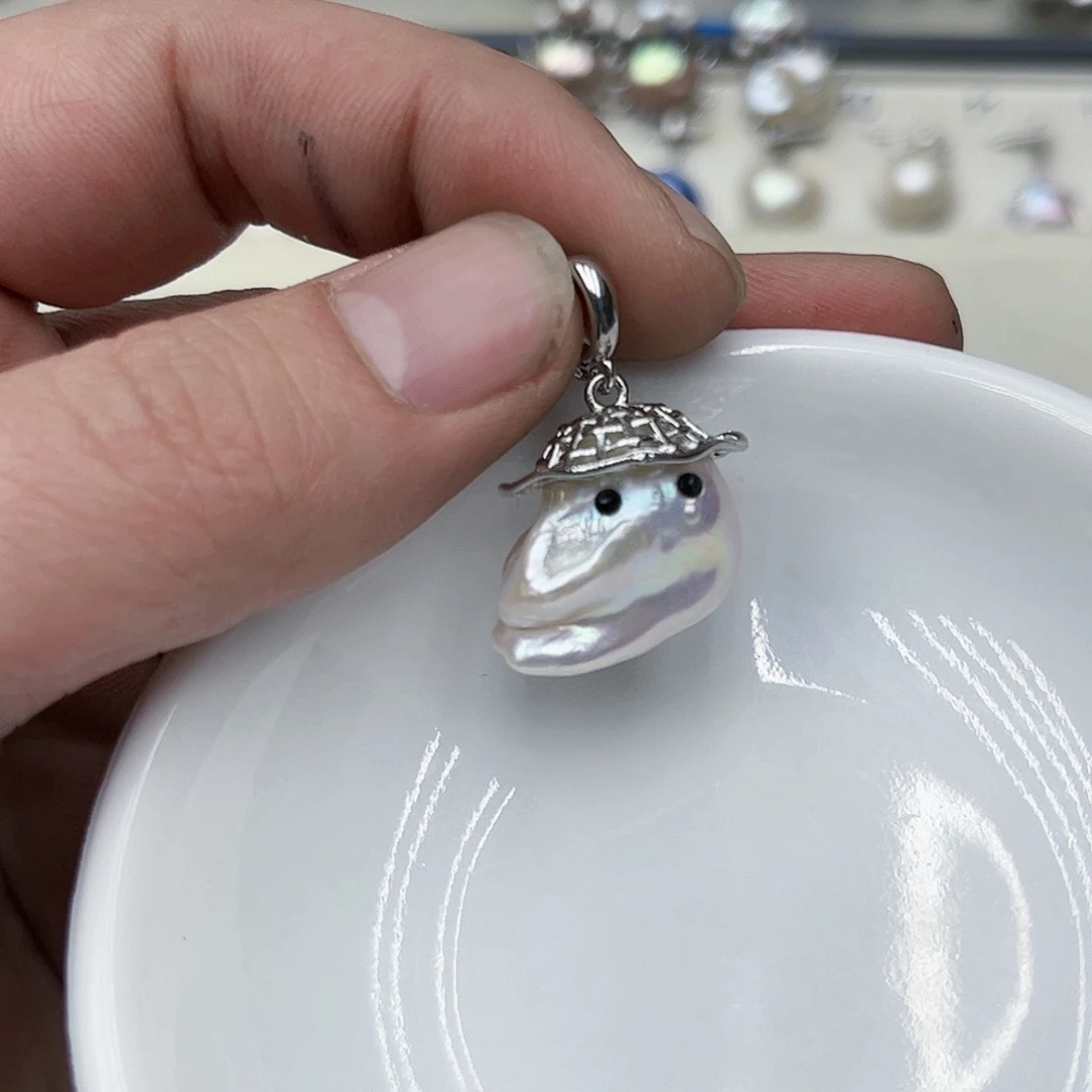 淡水珍珠吊坠(不含链)未镶嵌牛*果16