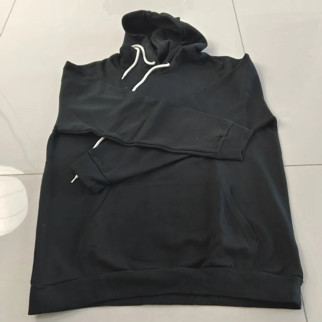 男黑色连帽卫衣268号L150-170