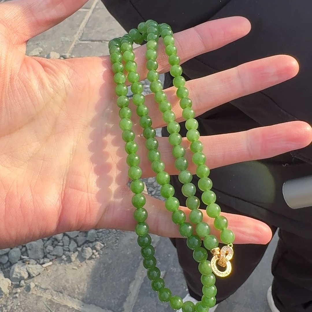 和田玉项链未镶嵌110广西表妹