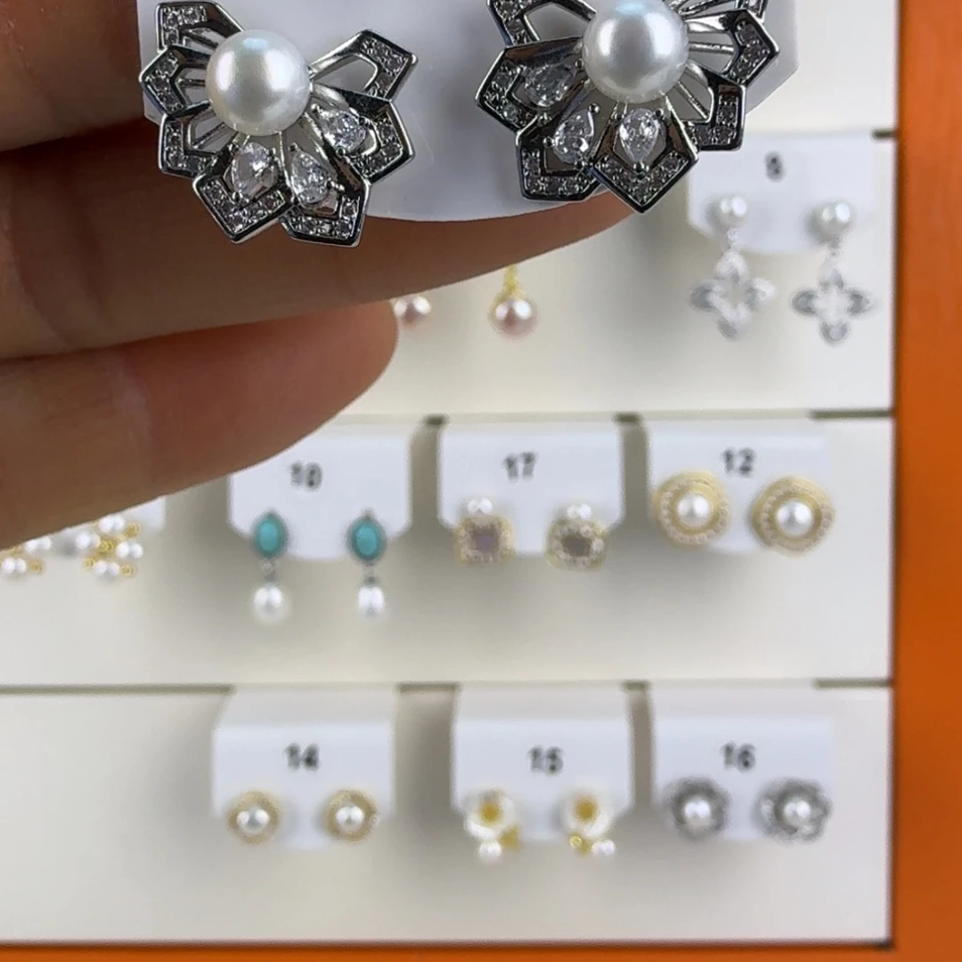 未镶嵌耳饰淡水珍珠