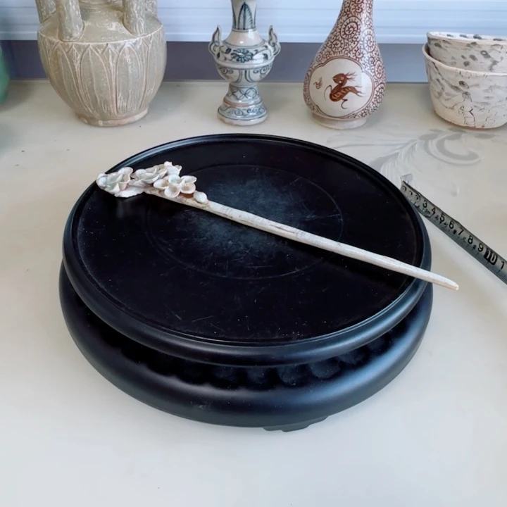 福*星一个青花罐子釉中彩