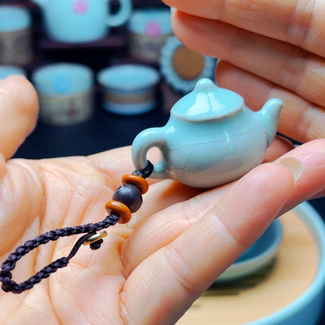 【闪购商品】河南御盏汝瓷厂，茶器，摆件，手珠