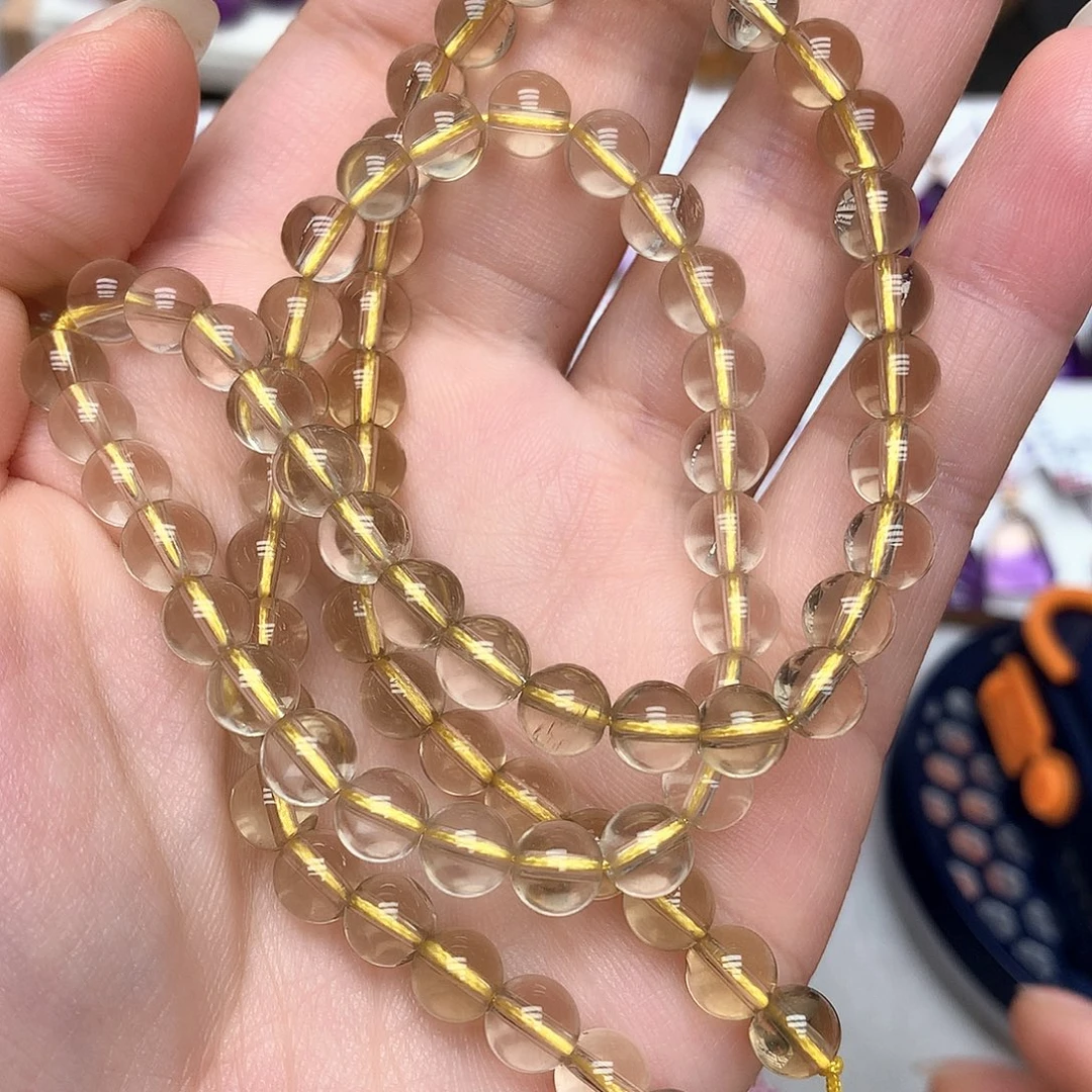 未镶嵌珠宝半成品水晶L 珠链