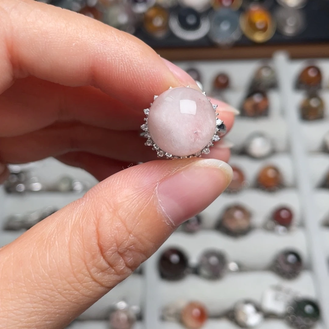 水晶戒指银S925镶嵌111111111111