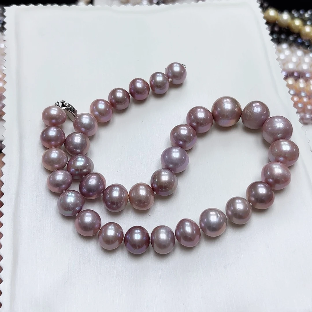 淡水珍珠未镶嵌颈饰12-16内 有核