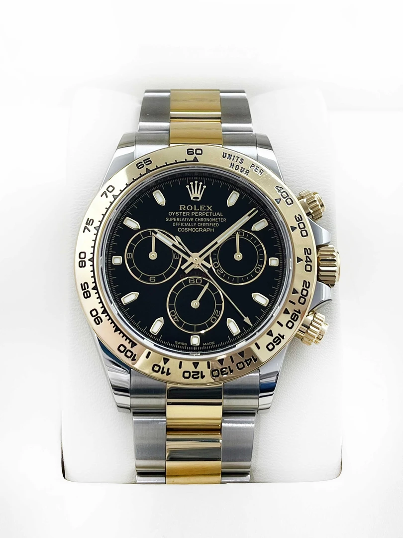 99新 Rolex/劳力士 云时臻品/间金黑/19年全套/40mm