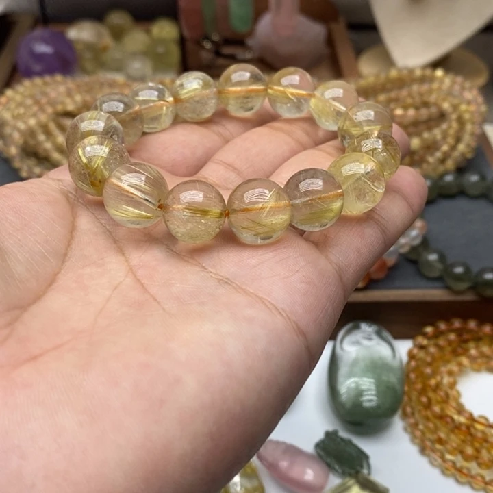 水晶手链未镶嵌金发