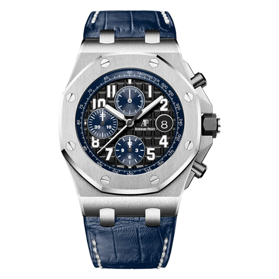 99新 Audemars Piguet/爱彼 /26470ST黑盘蓝眼离岸型/42mm
