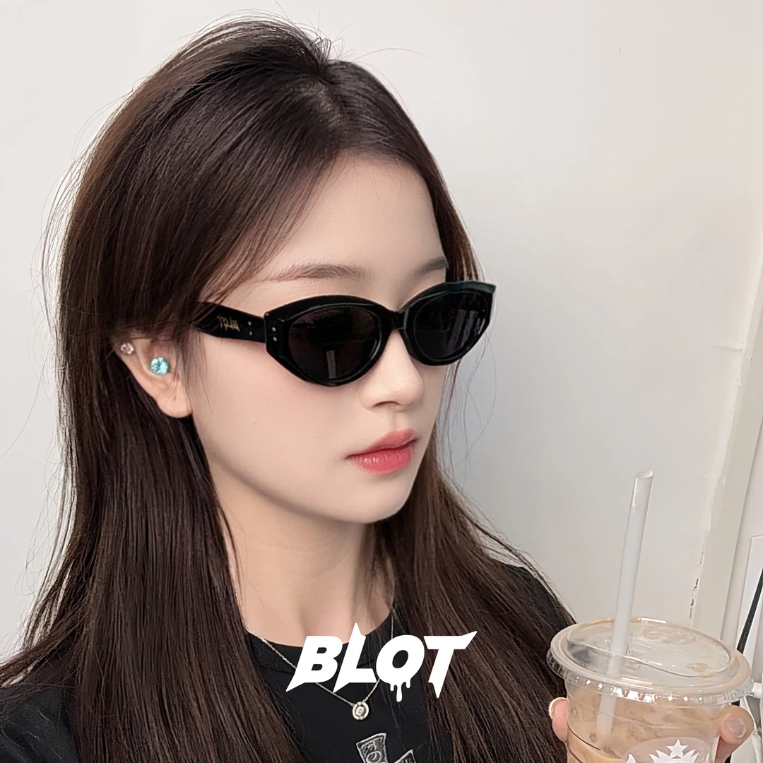 [雅婷专属】BLOT-高级复古猫眼墨镜偏光镜片男女百搭防紫外线 TR90