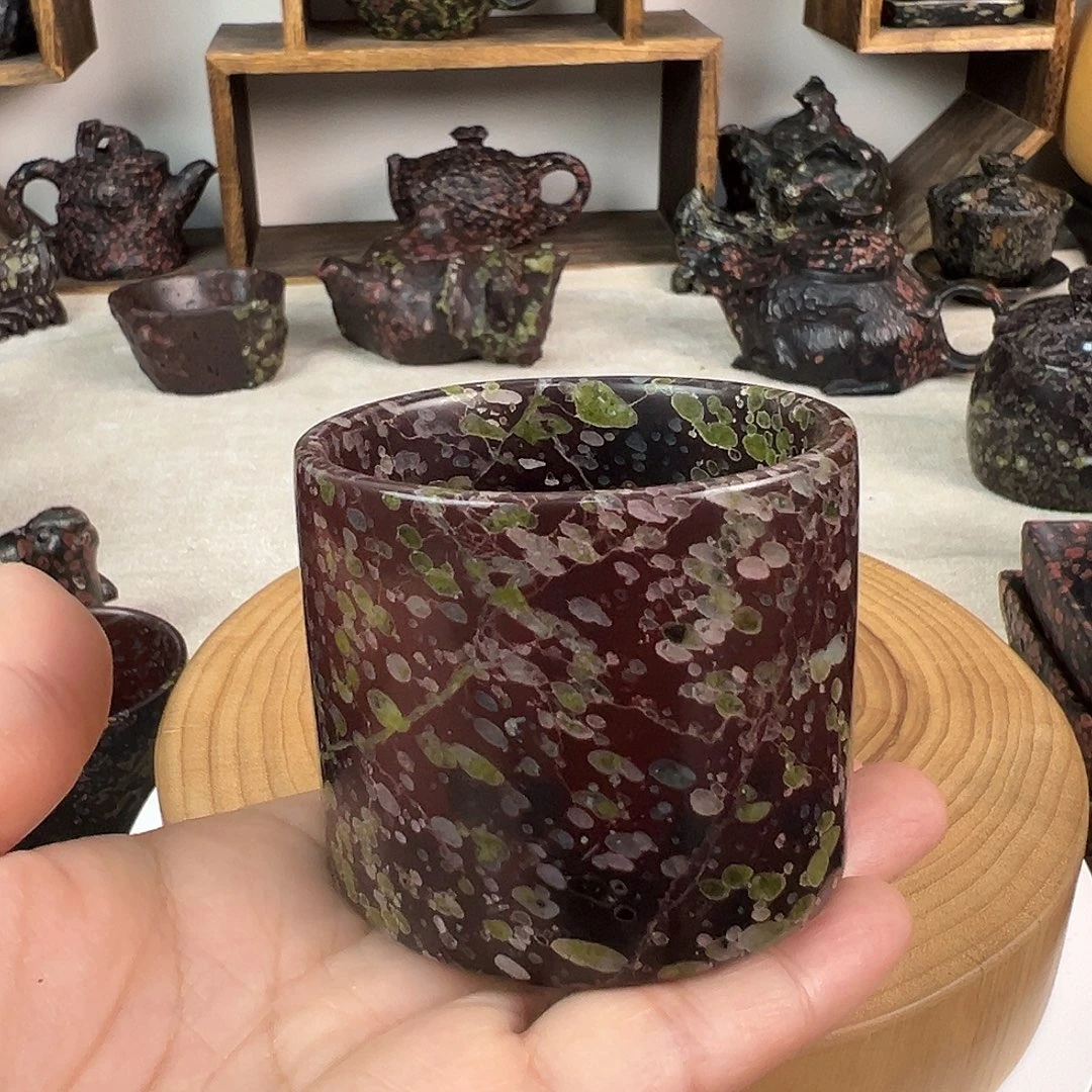 梅花玉老坑料主人杯120毫升