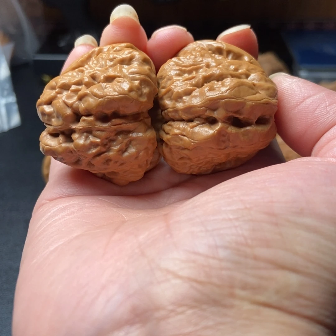 文玩核桃把件蛤蟆头39