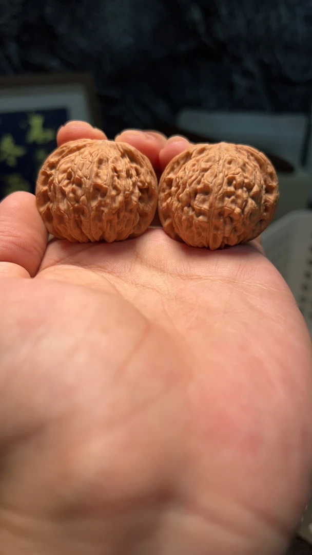 文玩核桃 房山磨盘 5925号 40.5尺寸