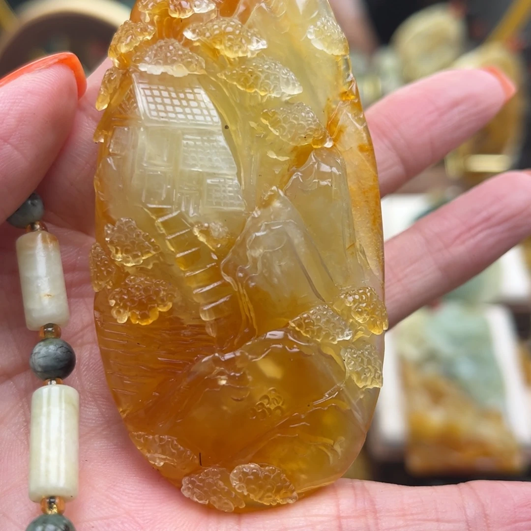 未镶嵌岫玉挂件挂件