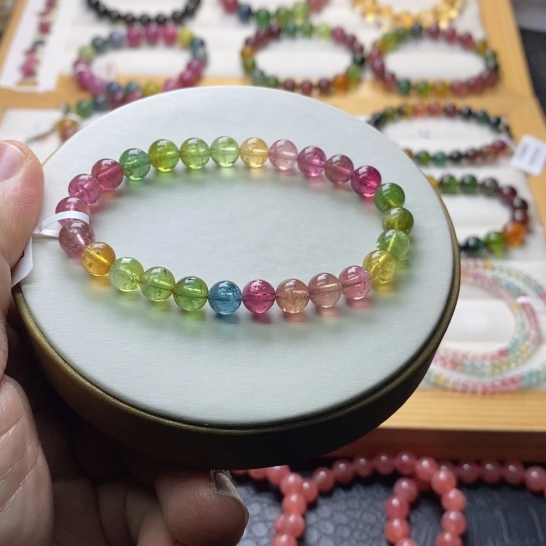 碧玺碧玺手链未镶嵌