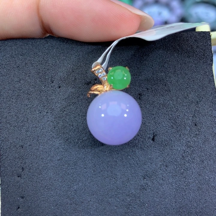 18K金镶嵌手链翡翠翡翠