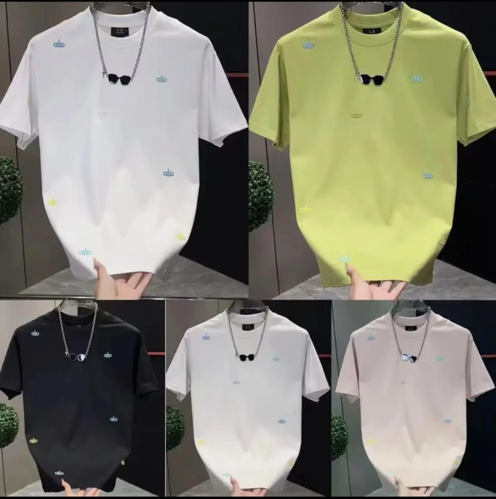 重磅休闲纯棉百搭T恤宽松落肩情侣款《彩色odo》0011